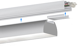 Aufbau Lichtbandsystem