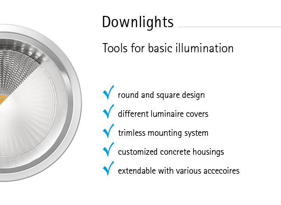 Downlights overview